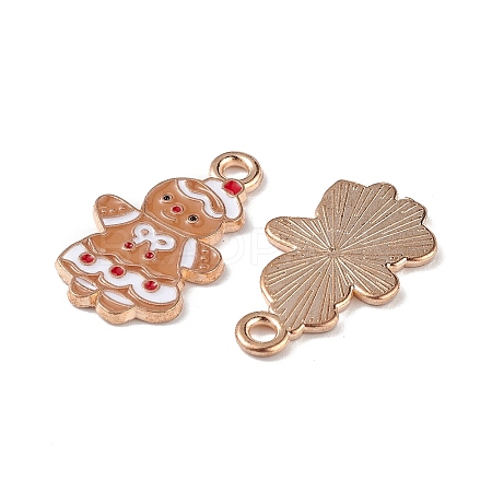 Christmas Alloy Enamel Pendants ENAM-M056-10KCG-1