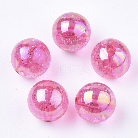 Transparent Acrylic Beads TACR-T006-01A-06-1