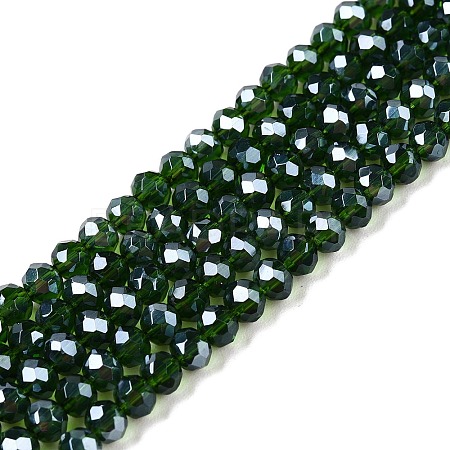Electroplate Glass Beads Strands EGLA-A044-T3mm-A24-1