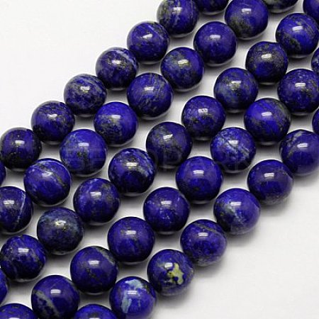 Natural Lapis Lazuli Beads Strands X-G-G423-4mm-A-1