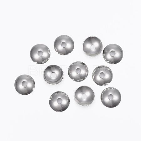 Tarnish Resistant 201 Stainless Steel Bead Caps STAS-H376-123-1