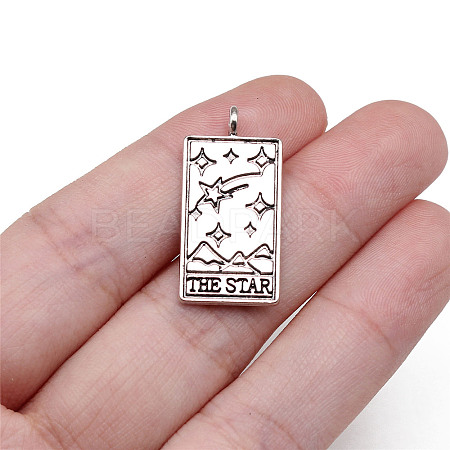 Tibetan Style Alloy Pendants X-TARO-PW0001-01C-1