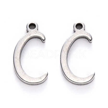Tarnish Resistant 201 Stainless Steel Charms STAS-R105-C-1