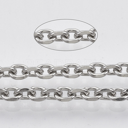 Tarnish Resistant 304 Stainless Steel Cable Chains STAS-R100-11-1