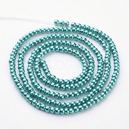 Glass Pearl Beads Strands HY-3D-B52-1