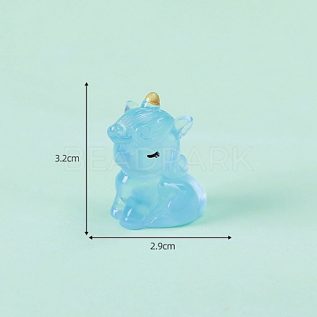 Luminous Glow in the Dark Resin Sculpture Display Decorations PW-WGBD4AA-03-1