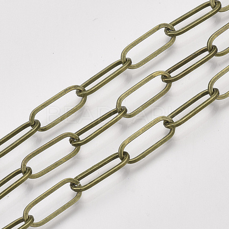 Unwelded Iron Paperclip Chains CH-S125-02A-AB-1