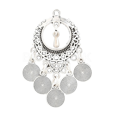 Tibetan Style Alloy Pendants AL-CBAAECB-02AS-D-1