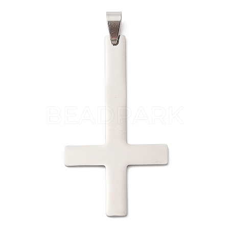 201 Stainless Steel Pendants STAS-Q341-01B-P-1
