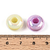 UV Plating Luminous Opaque Acrylic European Beads OACR-N154-04-4