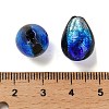 Gradient Color & Luminous Handmade Silver Foil Lampwork Beads LAMP-I028-07A-5