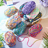 Light Gradient Segment Dyed Polyester Yarn DIY-TADJ0002-005J-7