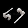 Hypoallergenic Bioceramics Zirconia Ceramic Stud Earrings EJEW-F340-04S-2