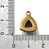 Natural Lapis Lazuli Triangle Charms STAS-D310-02G-03-3