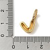 Brass Micro Pave Cubic Zirconia Pendants KK-K345-13V-G-3