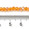 Electroplate Transparent Glass Beads Strands LS-EGLA-A035-T3mm-L05-4
