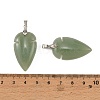 Natural Green Aventurine Pendants G-H359-04P-03-2