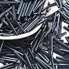 Glass Bugle Beads SEED-R028-2x20-A01-1