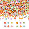 Cheriswelry 1000Pcs 4 Style Opaque Acrylic Beads MACR-CW0001-07-1