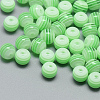 Transparent Stripe Resin Beads RESI-S345-8mm-03-1