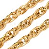 Ion Plating(IP) 304 Stainless Steel Rope Chains CHS-H025-16G-02-1