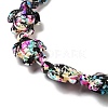 Synthetic Turquoise Dyed Beads Strands G-P507-05H-4