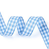 Single Face Plaid Polyester Satin Ribbon SRIB-T009-10D-1
