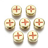 Alloy Enamel Beads ENAM-S122-032-RS-2