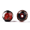 Handmade Gold Sand Lampwork Beads LAMP-T019-12mm-03-3