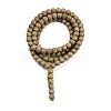 Natural Rudraksha Bodhi Seed Beads Strand WOOD-B010-A03-9x10mm-3