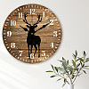 MDF Printed Wall Clock HJEW-WH0058-020-5