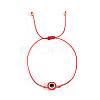 Bohemian Style Resin Evil Eye Bead Braided Bracelets BR6167-12-1
