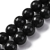 Natural Shungite Beads Strands G-M353-A04-12mm-1