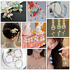 200Pcs Transparent Glass Beads Caps GLAA-PA0001-21-5