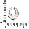 304 Stainless Steel Pendants STAS-Q362-02D-P-3