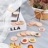 Beech Wooden Round Pieces WOOD-WH0101-32B-5