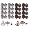 16 Sets 2 Styles Iron Button Pins for Jeans IFIN-SZ0001-011-1