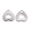 304 Stainless Steel Charms STAS-L238-065P-3