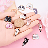 12Pcs 12 Styles Alloy Enamel Pendants FIND-YW0006-62-5