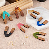 Biyun DIY V-shape Dangle Earrings Making Kit DIY-BY0001-42-7
