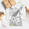 1 Set Coloring Paper Greeting Cards Sets AJEW-GA0007-13-4