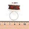 Afternoon Tea Resin & Plastic Adjustable Finger Rings for Women RJEW-K317-01E-3