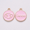 Alloy Enamel Pendants ENAM-S124-01B-09D-1