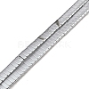 Electroplated Non-magnetic Synthetic Hematite Beads Strands G-G089-A02-09-1