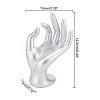 Resin Mannequin Hand Jewelry Display Holder Stands RDIS-WH0009-015A-2