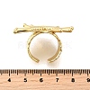 Brass Cuff Rings for Women RJEW-F183-02C-G-5