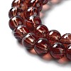 Drawbench Transparent Glass Beads Strands GLAD-Q012-6mm-21-3