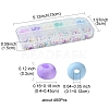 480Pcs 12 Colors 6/0 Glass Seed Beads SEED-FS0001-27-4