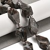 Natural Fluorescent Syenite Rock(Glow under UV Light) Beads Strands G-NH0005-B08-01-1