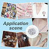 400Pcs Imitation Taiwan Acrylic Rhinestone Cabochons GACR-HY0001-01-5